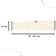 Organizer do szuflad separator regulowany na sztućce narzedzia 44cm 1szt. 1