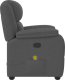 vidaXL vidaXL Rozkładany fotel masujący, ciemnoszary, obity tkaniną 4