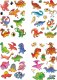 Dodo ZESTAW TYMCZASOWYCH TATUAŻY "DINOZAURY" 4 ARKUSZE Z KOLOROWYMI TATUAŻAMI 1