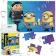 Dodo PUZZLE MAGNETYCZNE "MINIONS" UROCZA I KOLOROWA UKŁADANKA 16 ELEMENTÓW 1