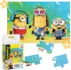 Dodo PUZZLE MAGNETYCZNE "MINIONKI" 16 KOLOROWYCH ELEMENTÓW DO UŁOŻENIA 1
