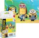 Dodo PUZZLE MAGNETYCZNE "MINIONKI" 16 KOLOROWYCH ELEMENTÓW DO UŁOŻENIA 3