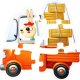 Cubika PUZZLE SAMOCHODY 20 ELEMENTÓW PIĘĆ OBRAZKÓW POJAZDY ZESTAW UKŁADANKA 4
