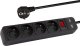 Blow 98-779# Przedłużacz sieciowy pr-470wsp/usb 4-gniazda+usb z uziemieniem+wyłącznik 5m czarny 3x1,5mm 1