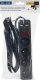 Blow 98-779# Przedłużacz sieciowy pr-470wsp/usb 4-gniazda+usb z uziemieniem+wyłącznik 5m czarny 3x1,5mm 2