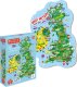 Dodo Puzzle "Mapa Wielkiej Brytanii i Irlandii" 100 Elementów Układanka Zestaw 5