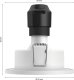 Philips Hue White&Col. Amb. Xamento Einbauspot silber 1x4.2W 5