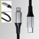 Kabel USB Allity Allity kabel USB-C - Lightning 1,0 m 27W czarny 2