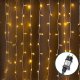 Lampki choinkowe Aigostar  Sople 100 led 25 białych ciepłych 20cm zwisów na 5m kablu z zasilaczem Sople 100 led 25 białych ciepłych 20cm zwisów na 5m kablu z zasilaczem 1