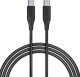 Kabel USB Allity kabel AUC-02 USB-C - USB-C 1,0 m 100W czarny 1