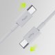 Kabel USB Allity Allity kabel AUC-03 USB-C - USB-C 2,0 m 100W biały 5