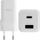 Ładowarka Allity Allity ładowarka sieciowa GaN PD QC ATC-01-30WAC 1x USB-C 1x USB-A 30W biała 1