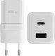 Ładowarka Allity Allity ładowarka sieciowa GaN PD QC ATC-01-20WAC 1x USB-C 1x USB-A 20W biała 1
