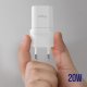 Ładowarka Allity Allity ładowarka sieciowa GaN PD QC ATC-01-20WAC 1x USB-C 1x USB-A 20W biała 4