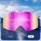 Gogle narciarskie Qunature Pink bezramkowe - różowe 1