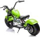 Szomik.pl Motor an akumulator Pompowane Koła Chopper Warrior Zielony 1