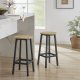 vidaXL Taborety Barowe 2 szt, - sonoma - LBC032B11 2