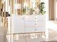ML Meble Komoda GALENA 1D3S biały połysk ML MEBLE 4
