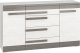 ML Meble Komoda BIANKA 2D4S 165 sosna śnieżna/szara ML MEBLE 1