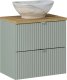 Comad Szafka pod umywalkę LINE REED GREEN D 82-60-2S zielona COMAD 8