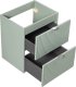 Comad Szafka pod umywalkę LINE REED GREEN D 82-50-2S zielona COMAD 3