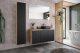 Comad Szafka pod umywalkę LUXOR BLACK 82-90-2S 90cm dąb olejowany/czarna COMAD 5