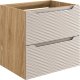 Comad Szafka pod umywalkę OCEAN BEIGE 82-60-2S 60cm dąb olejowany/beżowa COMAD 1