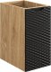 Comad Szafka łazienkowa OCEAN BLACK 81-30-1D 30cm dąb olejowany/czarna COMAD 1