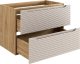 Comad Szafka pod umywalkę OCEAN BEIGE 82-80-2S 80cm dąb olejowany/beżowa COMAD 2