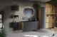 Comad Szafka pod umywalkę OCEAN BLACK 82-90-2S 90cm dąb olejowany/czarna COMAD 6