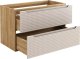 Comad Szafka pod umywalkę LUXOR BEIGE 82-90-2S 90cm dąb olejowany/beżowa COMAD 2