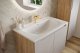 Comad Szafka pod umywalkę LUXOR BEIGE 82-90-2S 90cm dąb olejowany/beżowa COMAD 3