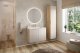 Comad Szafka pod umywalkę LUXOR BEIGE 82-90-2S 90cm dąb olejowany/beżowa COMAD 4