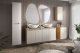 Comad Szafka pod umywalkę LUXOR BEIGE 82-90-2S 90cm dąb olejowany/beżowa COMAD 5