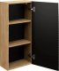 Comad Szafka łazienkowa OCEAN BLACK 83-35-1D 35cm dąb olejowany/czarna COMAD 3