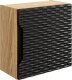 Comad Szafka łazienkowa OCEAN BLACK 83-35-1DQ 35x35cm dąb olejowany/czarna COMAD 1