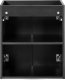 Comad Szafka pod umywalkę NOVA BLACK 82-50-2D 50cm czarna COMAD 4