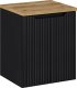 Comad Szafka pod umywalkę NOVA BLACK 82-50-2D 50cm czarna COMAD 8