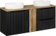 Comad Szafka pod umywalkę NOVA BLACK 82-60-2S 60cm czarna COMAD 14