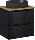 Comad Szafka pod umywalkę NOVA BLACK 82-60-2S 60cm czarna COMAD 18