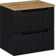 Comad Szafka pod umywalkę NOVA BLACK 82-60-2S 60cm czarna COMAD 19
