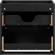 Comad Szafka pod umywalkę NOVA BLACK 82-60-2S 60cm czarna COMAD 5