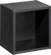 Comad Półka wisząca NOVA BLACK 83-27-Q 27x25cm czarna COMAD 1