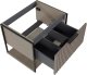 Leloup Szafka pod umywalkę TURF LOVERS GREY 60-1S 60cm szara STRAMA 6