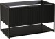 Leloup Szafka pod umywalkę TURF BLACK VINTAGE 80-1S 80cm czarna STRAMA 1