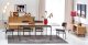 Halmar Stół rozkładany SMART 170(250)x100 dąb/czarny HALMAR 1