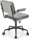Krzesło biurowe Halmar Fotel biurowy FIDEL VELVET szary HALMAR 3