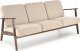 Halmar Sofa MILANO 3S beżowa/orzech HALMAR 1