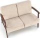Halmar Sofa MILANO 2S beżowa/orzech HALMAR 6