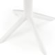 Halmar Stolik ogrodowy CALVO 60x60 biały z tworzywa PVC HALMAR 3